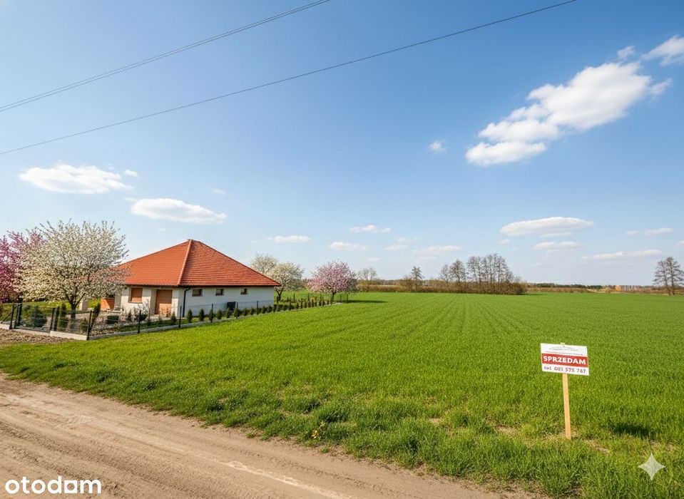 Na sprzedaż atrakcyjne działki budowlane – Nowa Wieś Kącka
