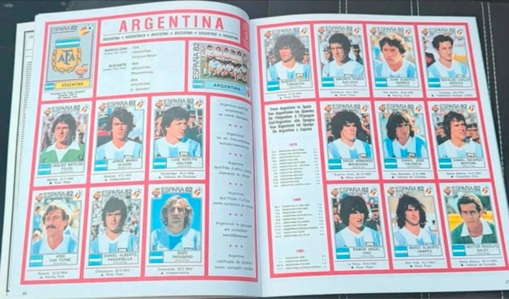 Caderneta cromos completa  Mundial Espanha 82 (edicao anastatica)