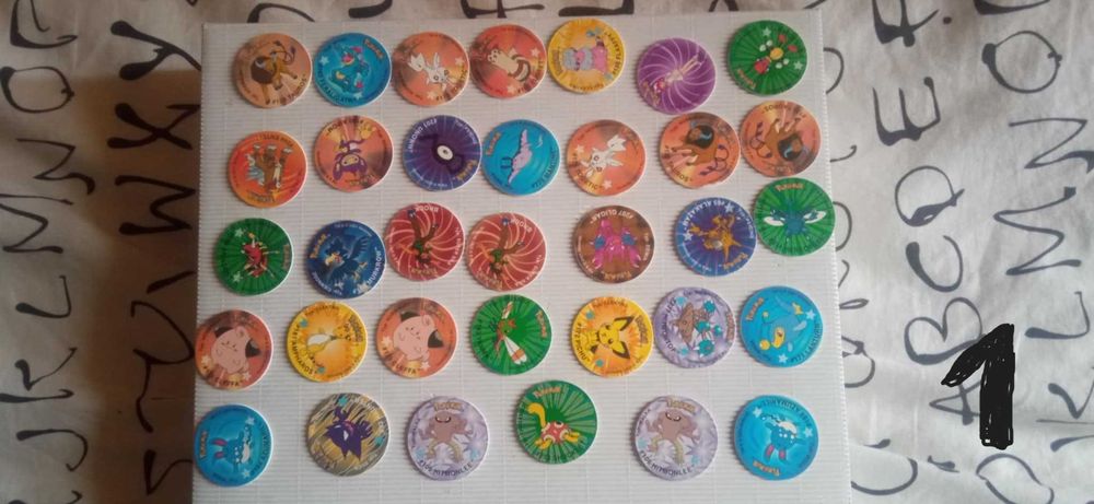POKEMON TAZO seria 1,duo, 2001r