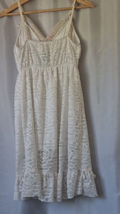 Piękna sukienka boho uniwersalna kobieca , koronka