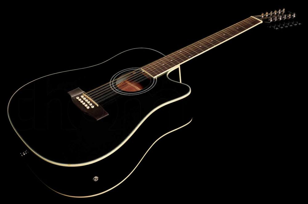 Harley Benton D-200CE-12BK • Нова • 12 струн • Доставка 1–3 дні