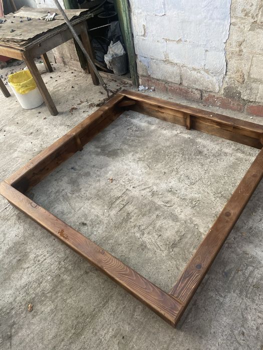 Песочница из дерева   новая