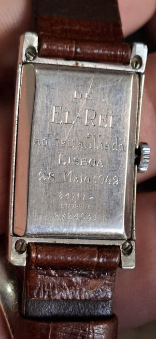 Relogio eterna matico art deco anos 30 caixa aco