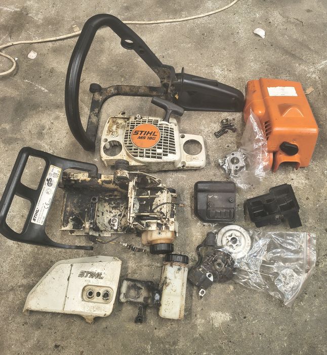 Części Stihl Ms 180 gaźnik cewka kabłąk szarpak ms180