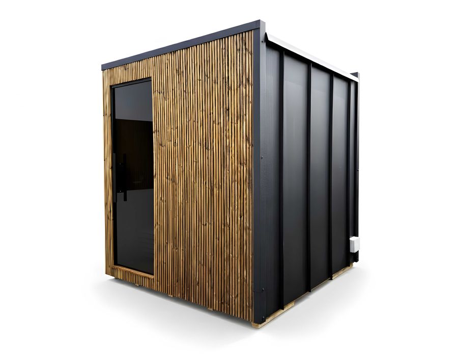 Sauna Ogrodowa Fińska Ocieplana Konstrukcja Termo-drewno Premium