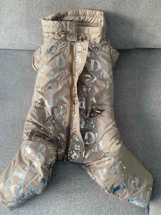 Комбінезон зимовий утеплений на синтепоні для собаки