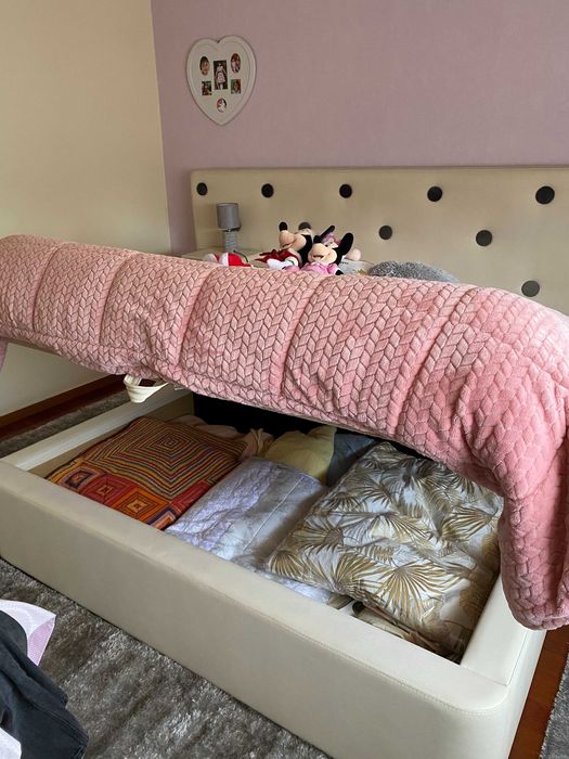 CAMA  + colchao + cabeceira