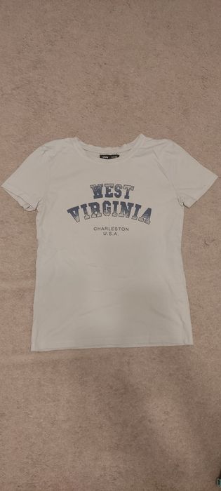 T-shirt dziewczęcy jasny kolor LATO