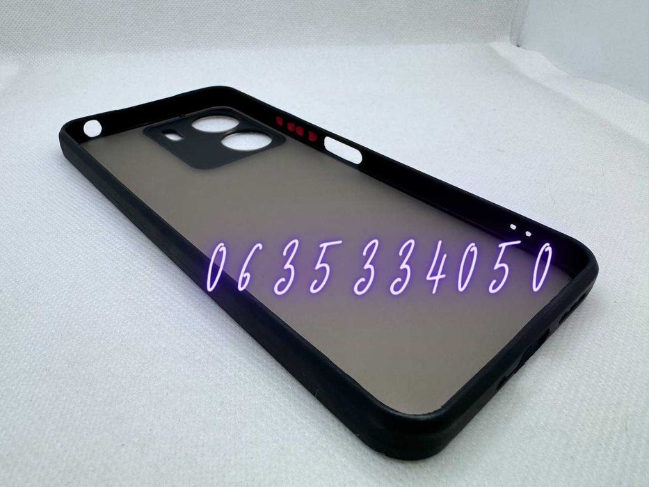 Противоударный матовый чехол для Xiaomi Redmi 13C Poco C65 бампер