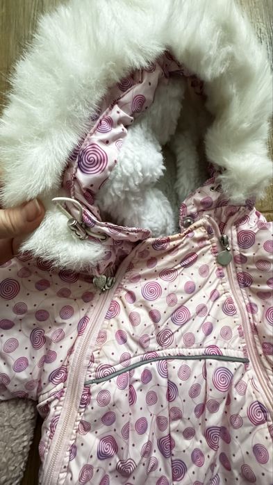 Зимовий комбінезон для дівчинки