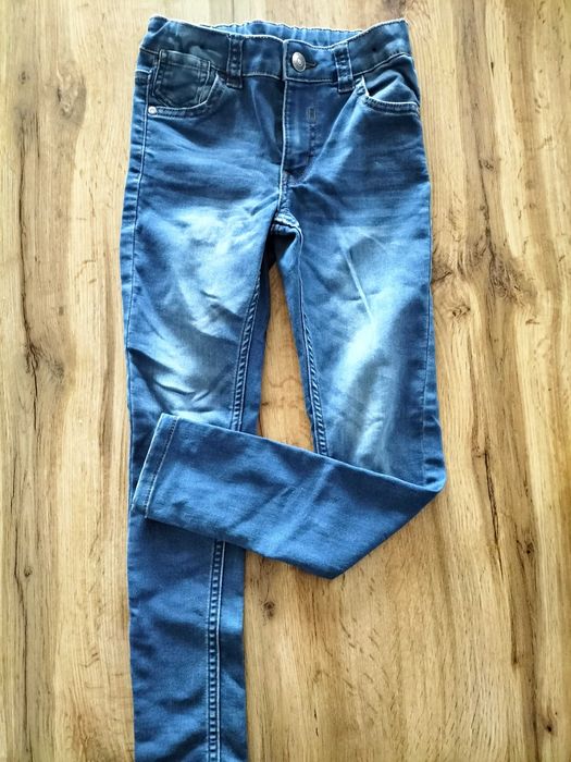 Jeansy skinny elastyczne rozm.128