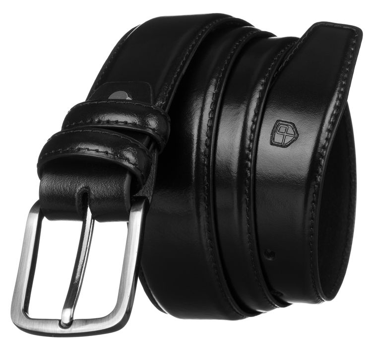 pasek męski skórzany ptn pm-14-125-spl-6912 black