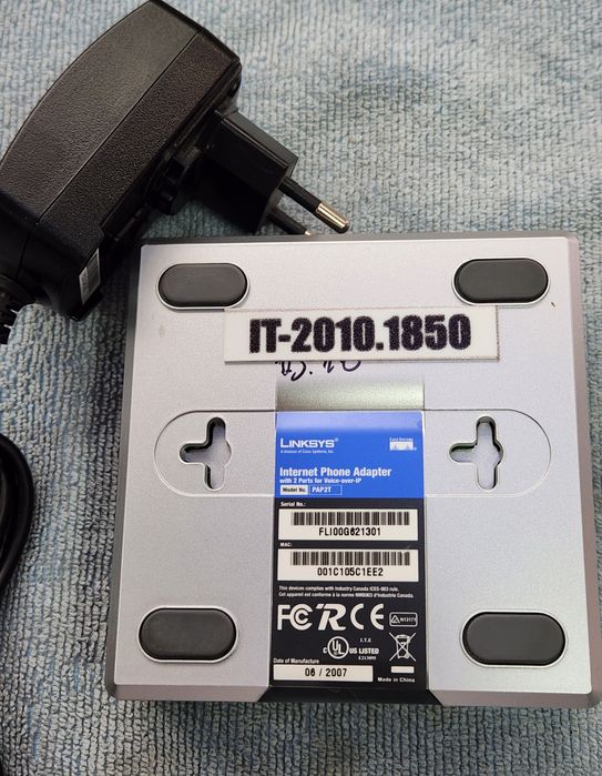 Шлюз голосовой Linksys PAP2T