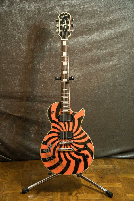 Epiphone Zakk Wylde Les Paul Custom Buzzsaw z autografem Korea 20005