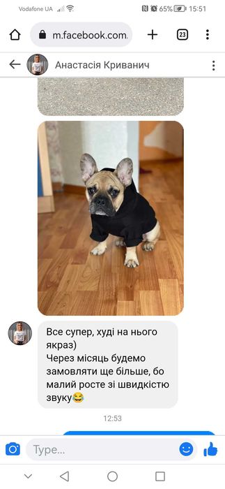 Одежда французский бульдог, мопс 300грив