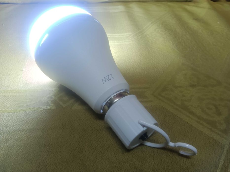 Лампа аккумуляторная   Е27, 12W, 15W, 6000К