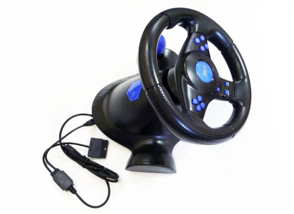 Два игровых руля с педалями для пк