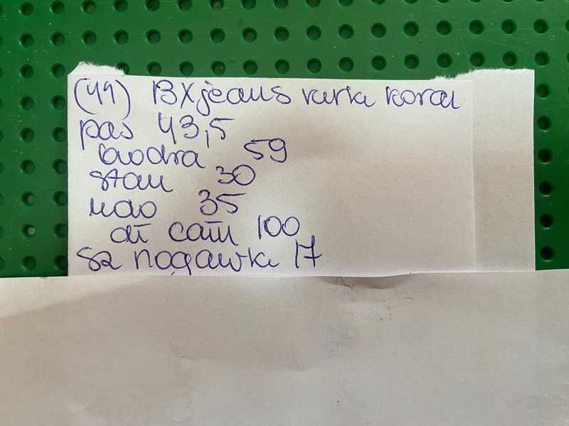 Brandtex mary rurki spodnie cygaretki 7/8 koral roz pastele xxl 44