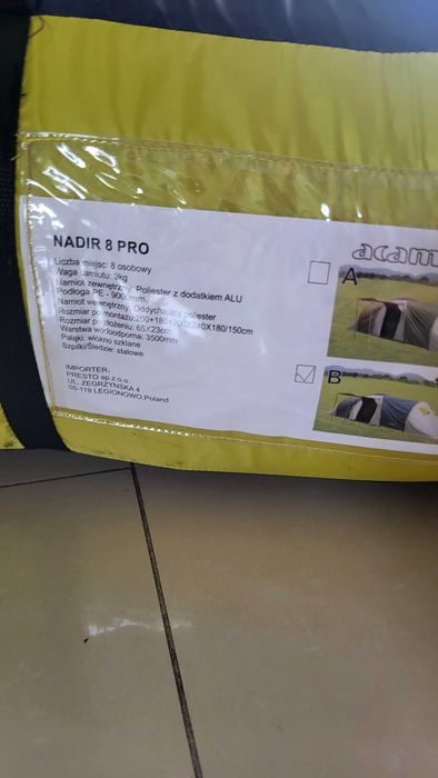 Namiot 6 osoby Nadir 6pro Acamper