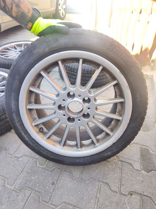 Komplet kół alufelgi BMW Styling 32 16" 5x120 + opony Bridgestone
