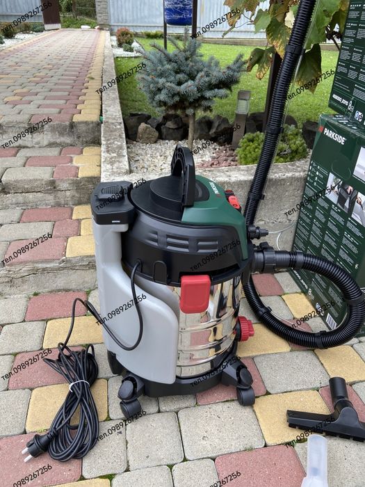 Миючий пилосос, пилесос моющий, порохотяг, строительный Parkside