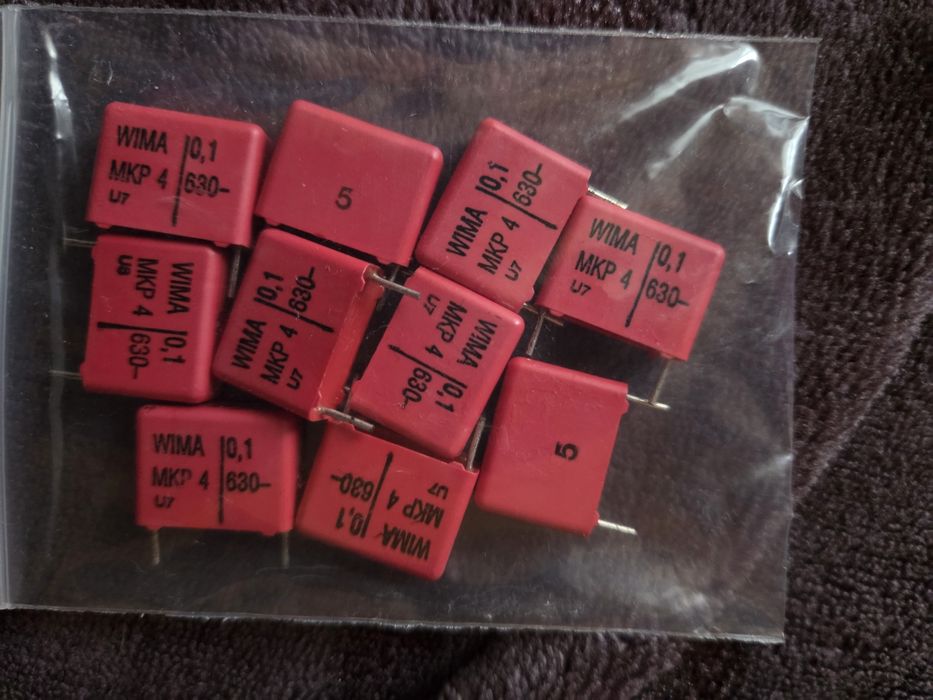 Kondensator Wima MKP4 100nf 630v 10sztuk