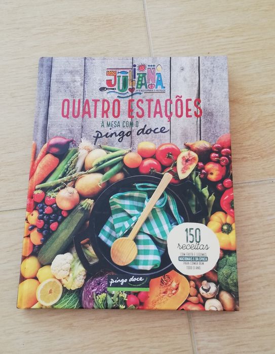 Livro "Quatro estações à mesa com o Pingo Doce"