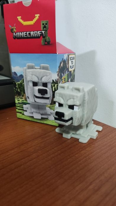 Іграшка майнкрафт Minecraft McDonald‘s макдональдс вовк