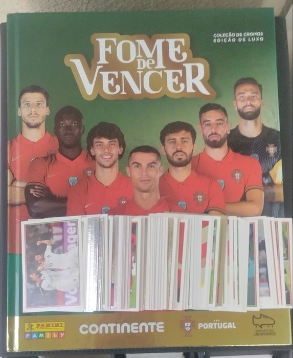 Cromos fome de vencer 2018, 2021 e 2022