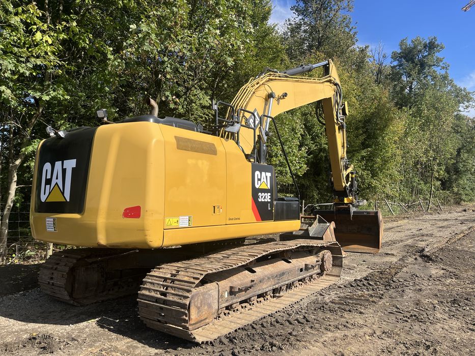 cat 323 EL  koparka gąsienicowa rototilt ,system 3D