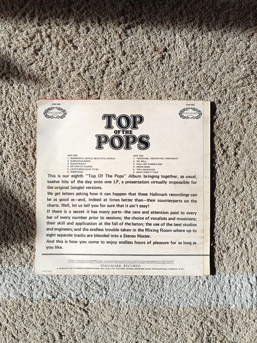 Disco Vinil "Top of the Pops"