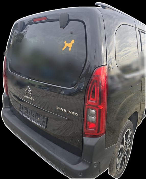 Ćwiartka tył błotnik Pas Berlingo Proace Combo 18- klapa zderzak