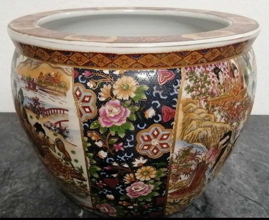 Vaso Chinês de Porcelana