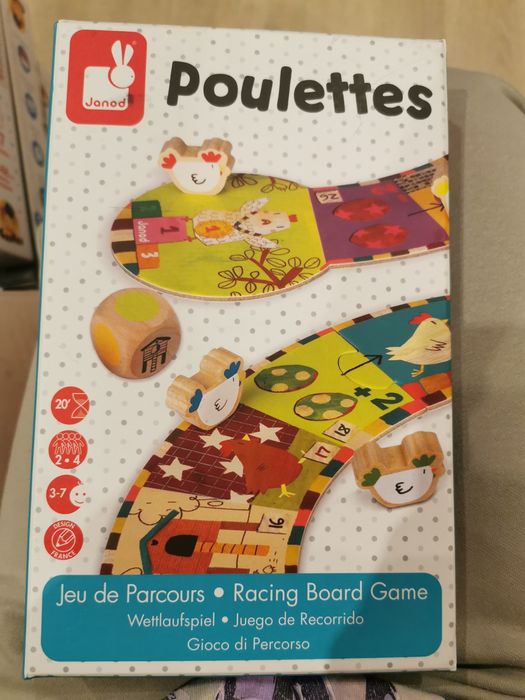 Gra Janod Wyścig kurczaków 3+ Poulettes