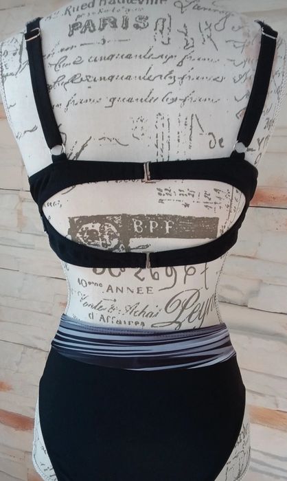 Kostium kąpielowy bikini modelujące pasy wysoki stan push up r.M/L. WDCD