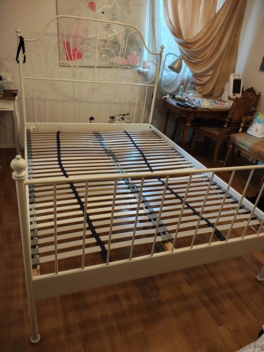Łóżko Ikea metalowe