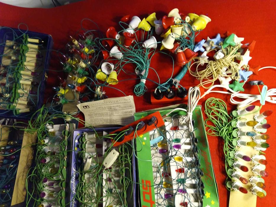 Lampki choinkowe Prl