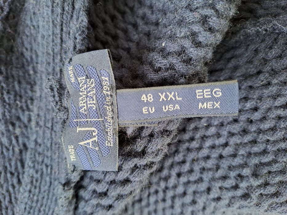 Armani Jeans kardigan roz XXL