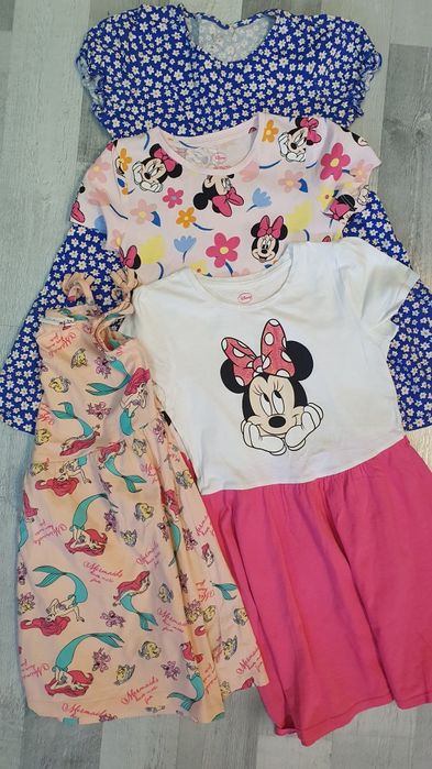 Sukienki na lato 4szt rozm 116