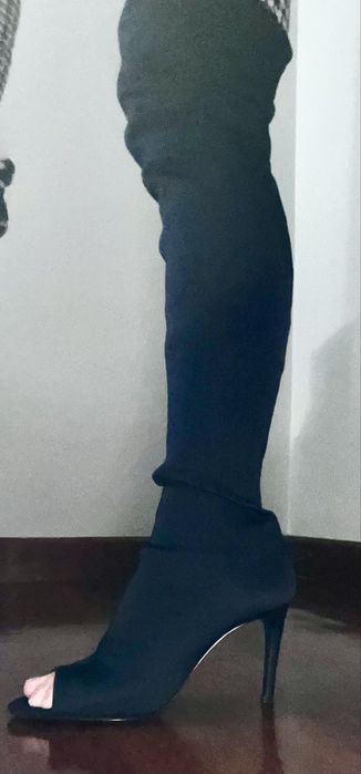 Botas cano extremamente alto