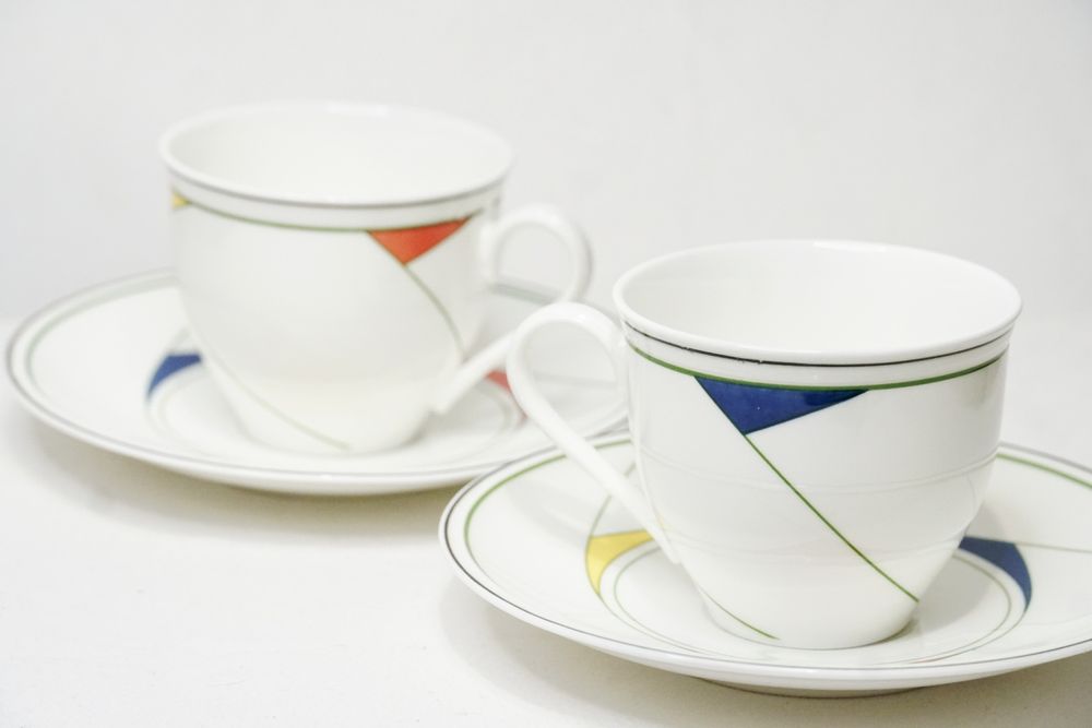 Villeroy & Boch TRIO  Jubileuszowy Serwis Kawowy | Bone China | Design