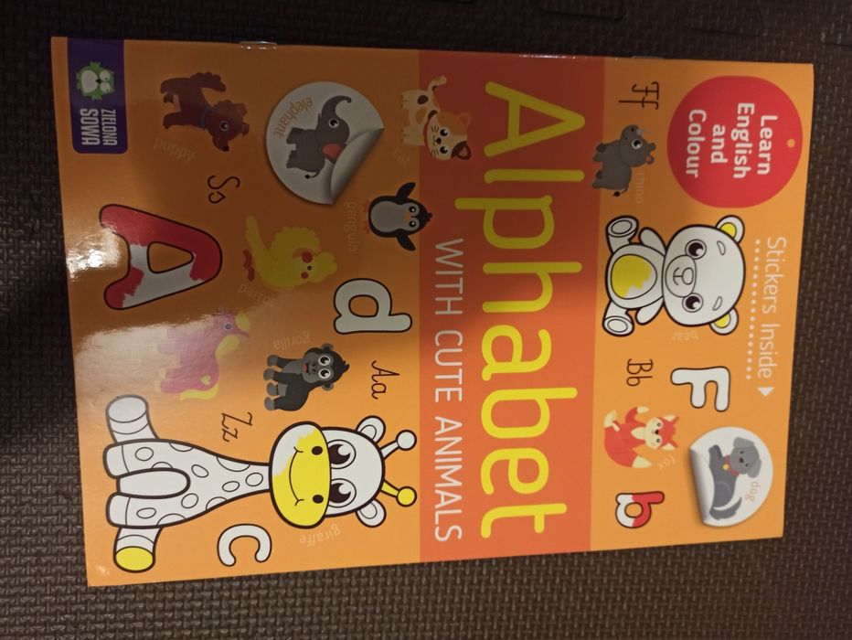 Książeczka edukacyjna Alfabet angielski