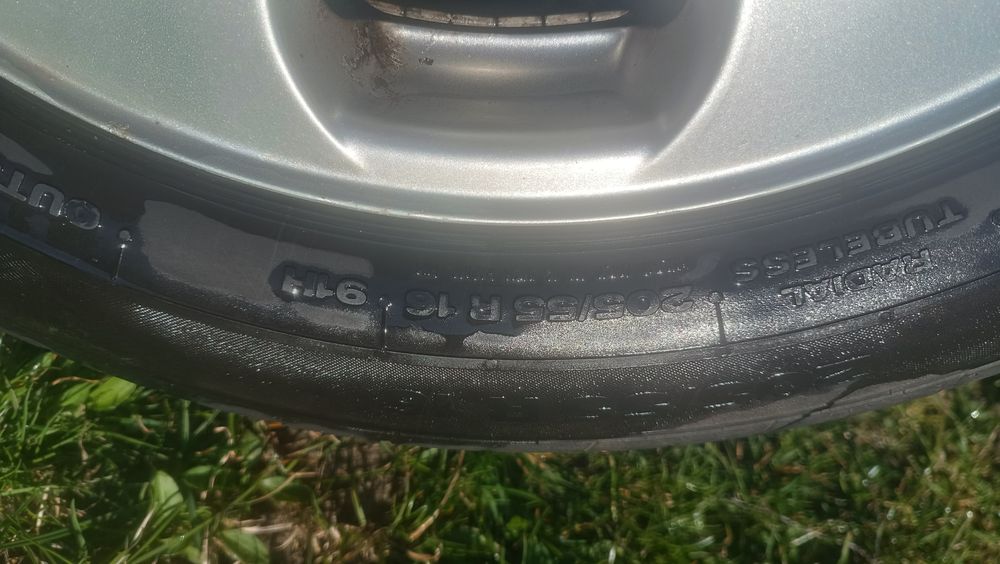 Felgi aluminiowe koła 205/55 R16 opony Continental