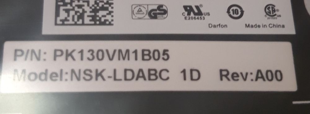 Dell klawiatura NSK-LDABC oryginał!