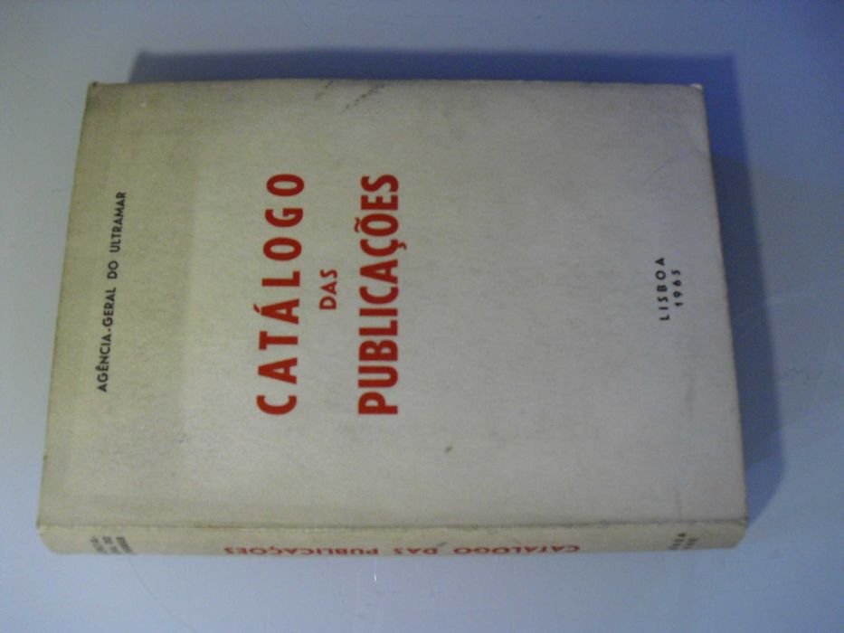 Agência Geral das Colónias;Catálogo das Publicações