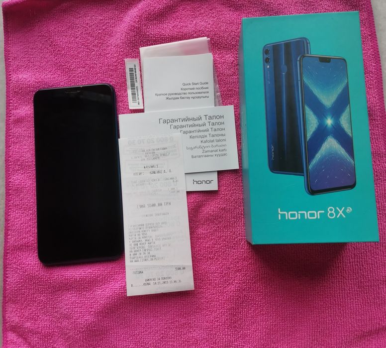 Honor 8X  4/6 4 на запчасти.