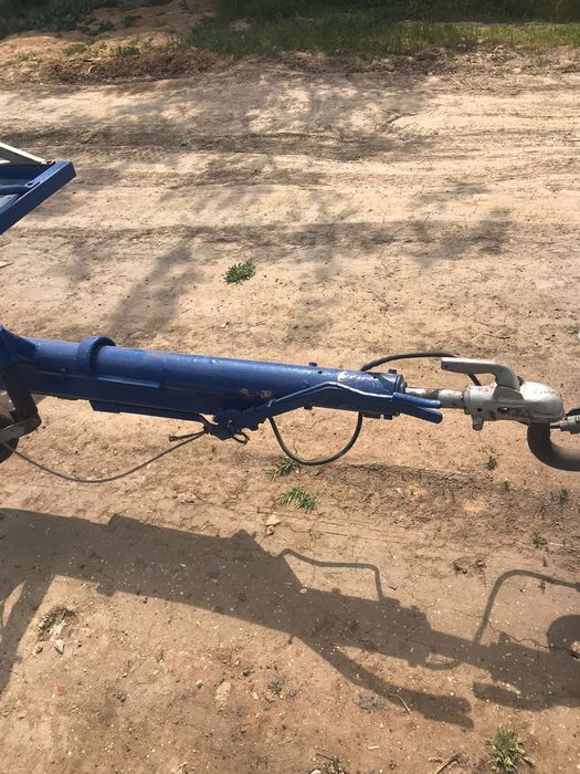 Лафет двухостный, с тормазами наката