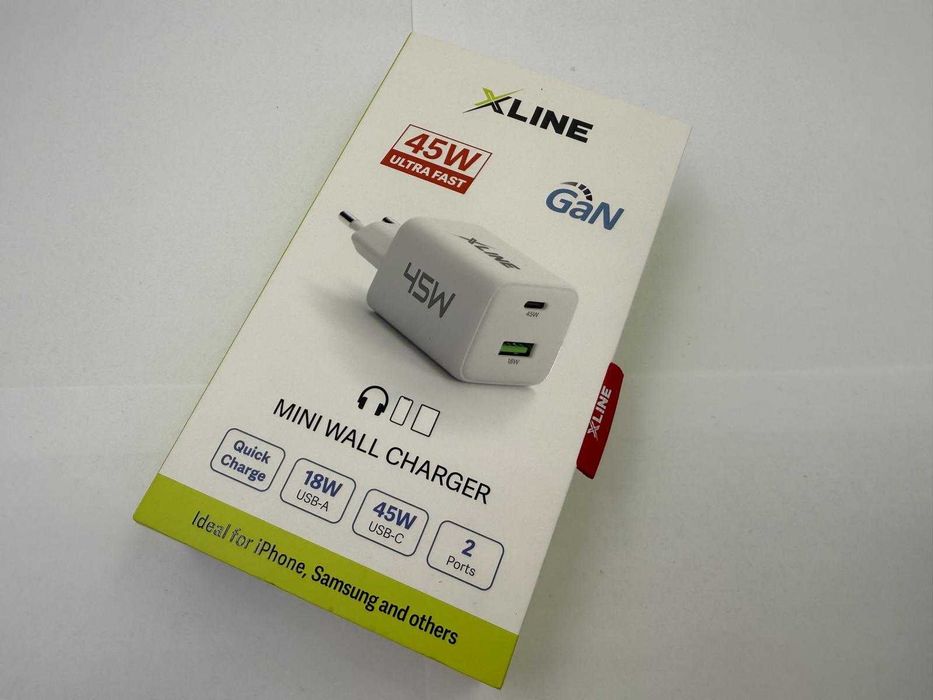 ŁADOWARKA sieciowa XLINE WCG452W 45W GAN BIAŁY od Loombard Jarocin