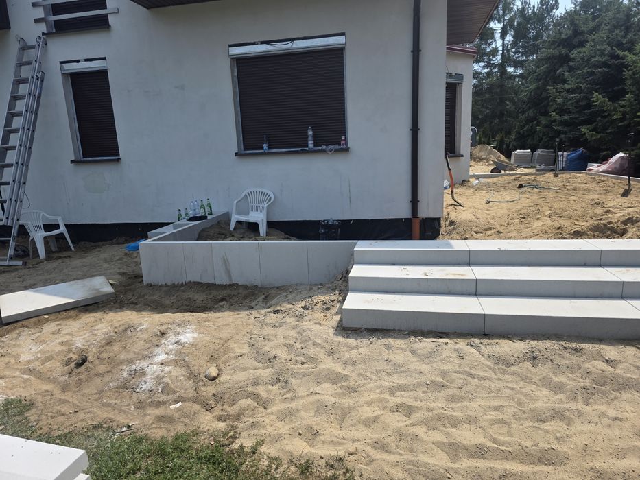 Układanie kostki,małe powierzchnie
