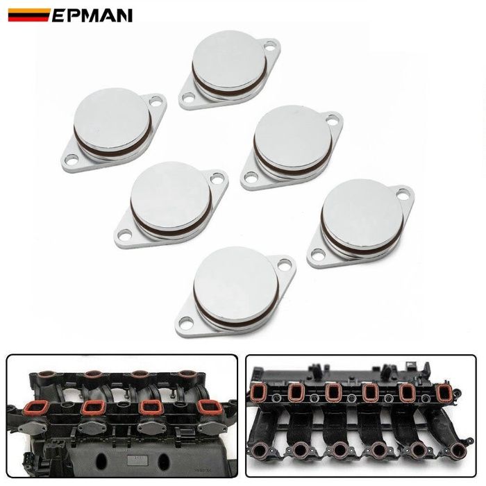 Lot De 6 Clapets D'admission 33mm + Joints - Compatible BMW Moteurs M47, M47N, M57 - Neuf